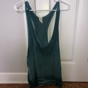 Teal Free People Tank